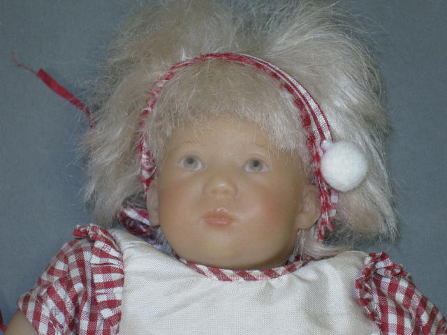 1998 Annette Himstedt Puppen Kinder Lieschen 7 Month Old Baby Girl + Catalog Box 9