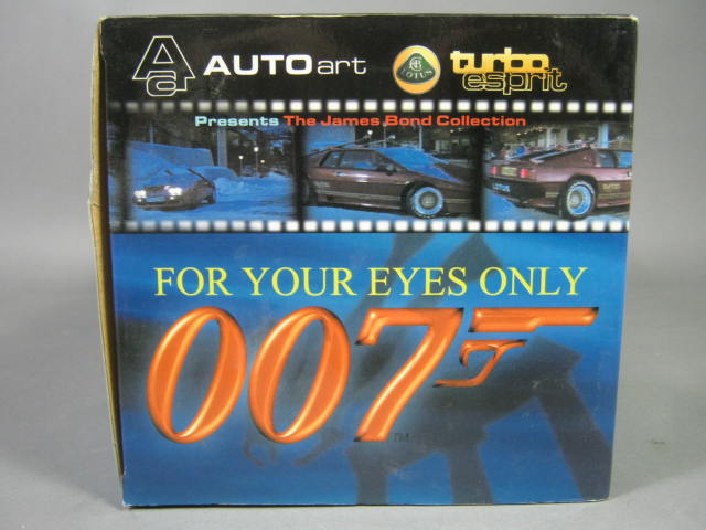 Autoart 007 For Your Eyes Only Lotus Esprit Turbo James Bond RT Red Diecast 1:18 5