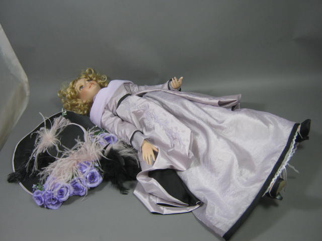 2003 Pat Dezinski Limited Edition 34" Porcelain Doll +Hat 52/400 Rustie Heather?