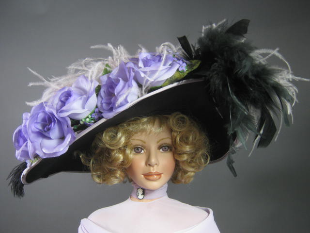 2003 Pat Dezinski Limited Edition 34" Porcelain Doll +Hat 52/400 Rustie Heather? 1