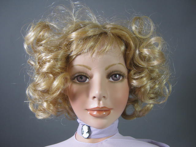 2003 Pat Dezinski Limited Edition 34" Porcelain Doll +Hat 52/400 Rustie Heather? 2