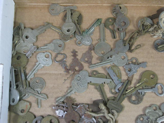 Vtg Antique Skeleton Key Lock Padlock Lot Ilco Corbin Yale Towne Slaymaker Elgin 18