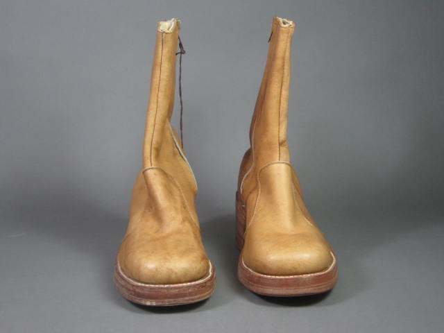 NOS Vintage 1970s Frye Womens Leather Zip-Up Ankle Boots Size 6.5 EE Never Worn! 4