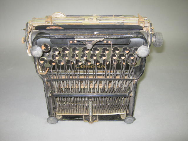 Vtg Corona Model #3 Folding Portable Manual Typewriter Patented 1917 NO RESERVE! 8