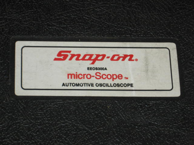 Snap-On Tools EEOS300A Micro-Scope Oscilloscope W/ Case 9