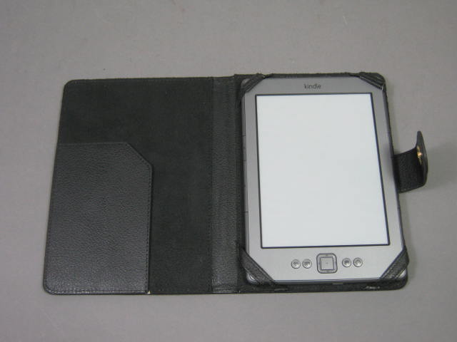 Amazon Kindle 4 4th Gen 2GB WiFi Digital e Ink Book Reader 6" + Leather Folio NR