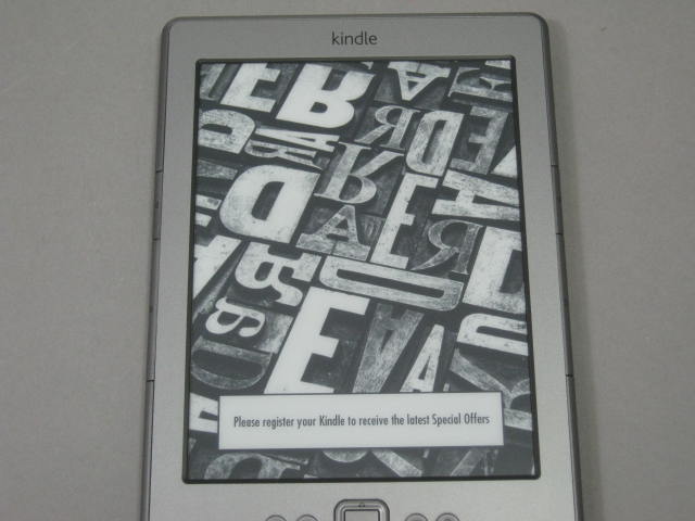 Amazon Kindle 4 4th Gen 2GB WiFi Digital e Ink Book Reader 6" + Leather Folio NR 3