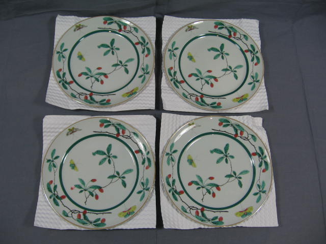 4 Mottahedeh Vista Allegra Famille Verte Salad Plates