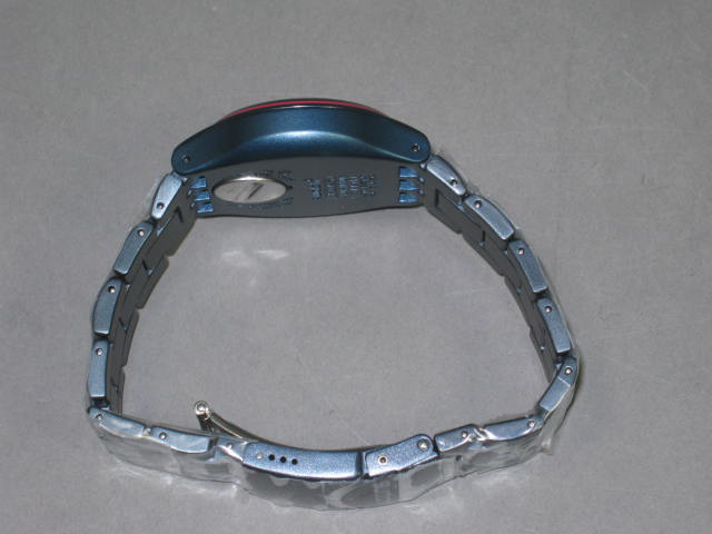 Mens New Swatch Irony Fuchsia Circle Chrono Standard Watch Aluminum YCN4007AG NR 3