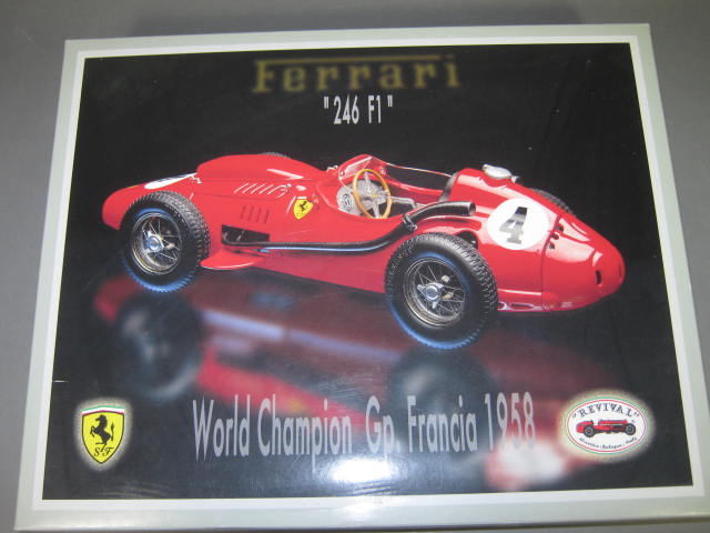 Ferrari 246 F1 World Champion Gp. Francia 1958 Revival Model Race Car Kit NR