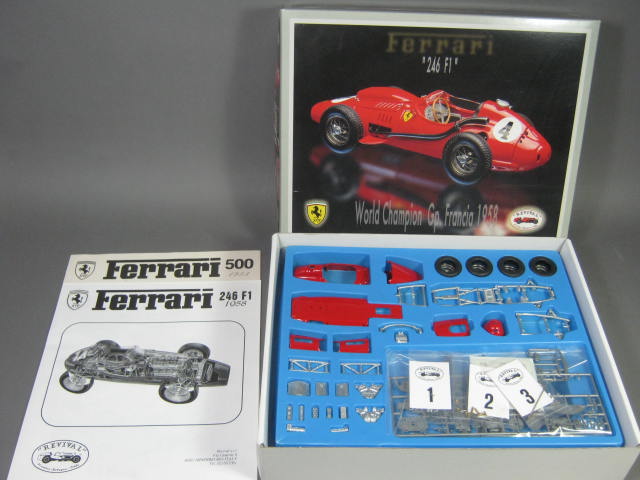 Ferrari 246 F1 World Champion Gp. Francia 1958 Revival Model Race Car Kit NR 2
