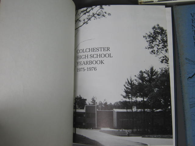 7 Vtg 1970s Vermont High School Champlain College Yearbooks Colchester Milton NR 3
