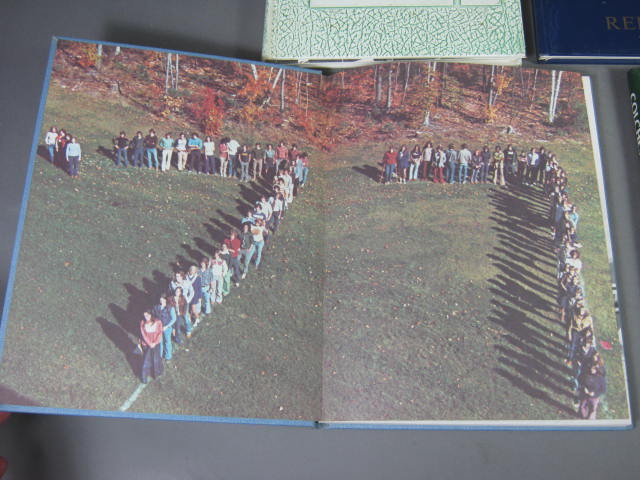 7 Vtg 1970s Vermont High School Champlain College Yearbooks Colchester Milton NR 5
