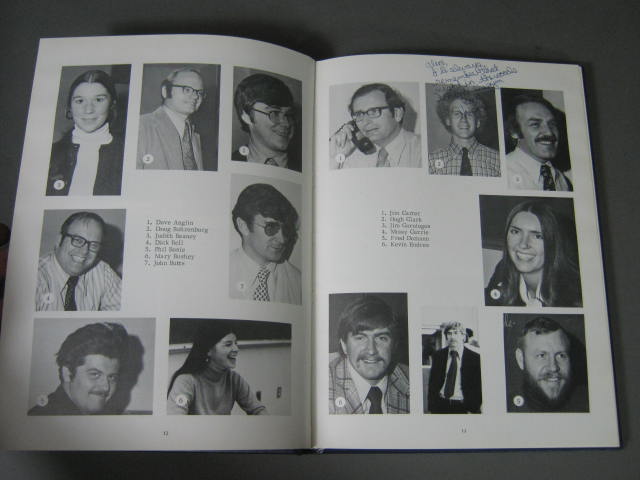 7 Vtg 1970s Vermont High School Champlain College Yearbooks Colchester Milton NR 19