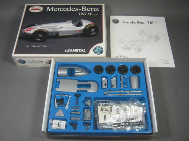 Revival Grand Prix 1947 Mercedes Benz Indy 1:20 Diecast Metal Model Kit In Box!