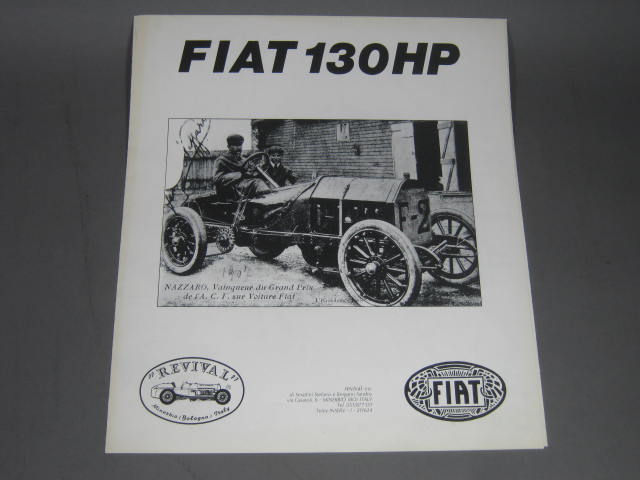 Revival Le Prossime Grand Prix 1907 Fiat 130HP Diecast Model Kit 1:20 Mint w/Box 7