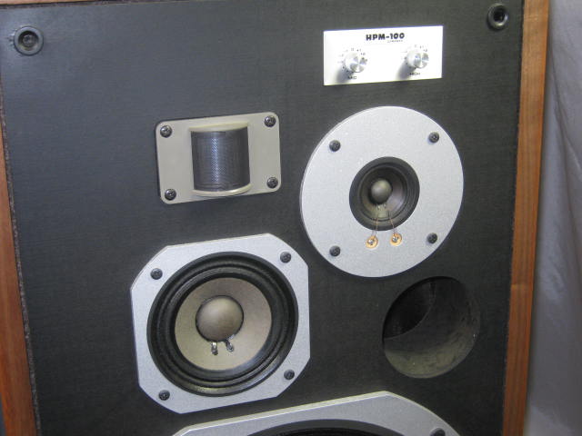 Vtg Pioneer HPM-100 Watt Version Floor Standing Stereo Audio Speakers NO RESERVE 3