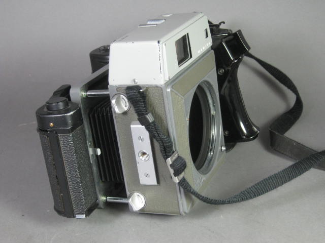 Vtg Mamiya Press Camera w/Bellows 6x7 Film Back Adapter Pistol Grip Graflex NR! 2