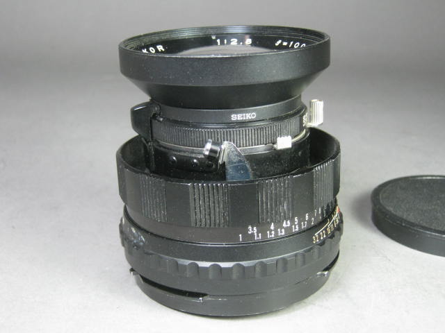 Mamiya-Sekor 100mm f/2.8 1:2.8 Press Camera Lens With Rubber Hood No Reserve! 6