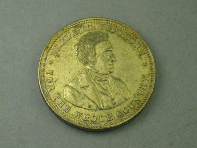 1856 Millard Fillmore For The Whole Country US USA America Campaign Token Medal