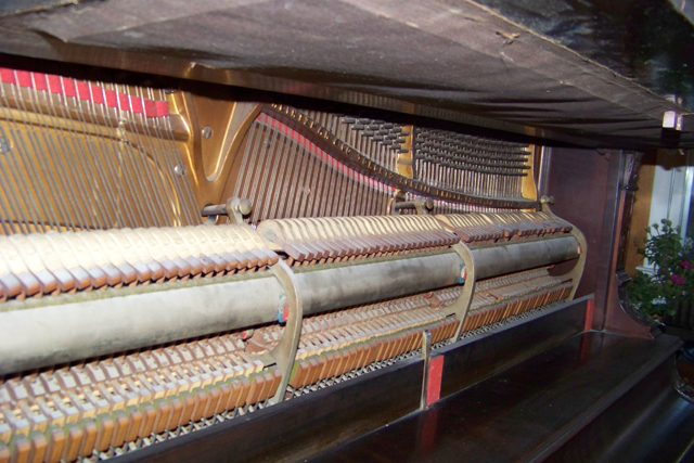 Antique Heintzman & Co Upright Grand Piano Pat March 1896 Toronto Canada + Bench 10
