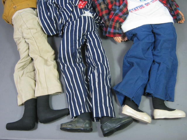 3 Vtg Ventriloquist Dummy Puppet Dolls Lot 1980 Eegee Co. W.C. Fields NO RESERVE 2