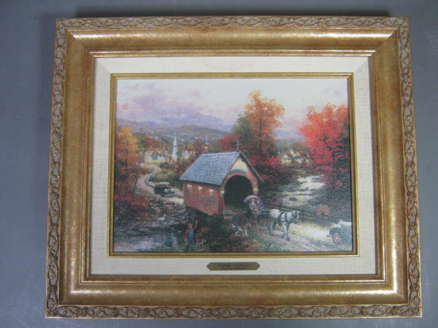 3 Thomas Kinkade Framed Prints Country Memories Deer Creek Cottage Home Is Where 1