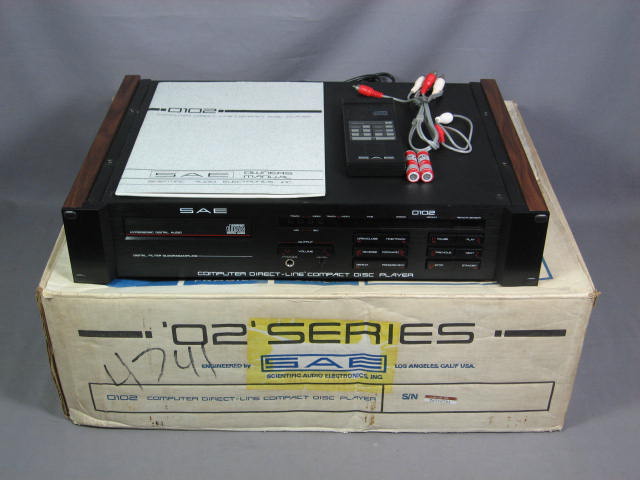 SAE 02 D102 Computer Direct Line CD Compact Disc Player