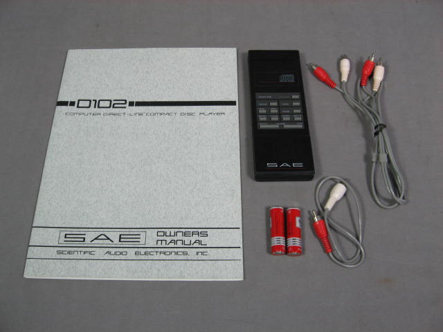 SAE 02 D102 Computer Direct Line CD Compact Disc Player 8