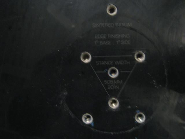 Burton Custom X 56 156 cm Snowboard Black Made In Vermont Hologram Used Once NR! 5