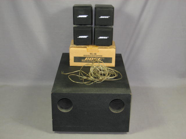 Bose Acoustimass AM-5 Cube Speaker System W/ Subwoofer