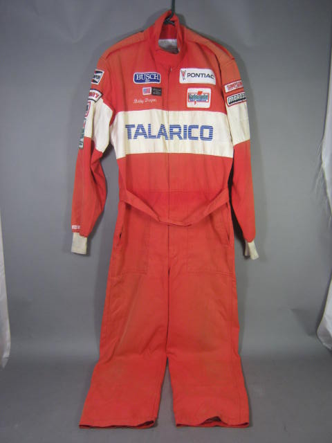 Vtg Simpson Bobby Dragon Vermont Stock Car Racing Suit Uniform 3/95 W/ Patches