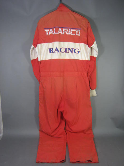 Vtg Simpson Bobby Dragon Vermont Stock Car Racing Suit Uniform 3/95 W/ Patches 3