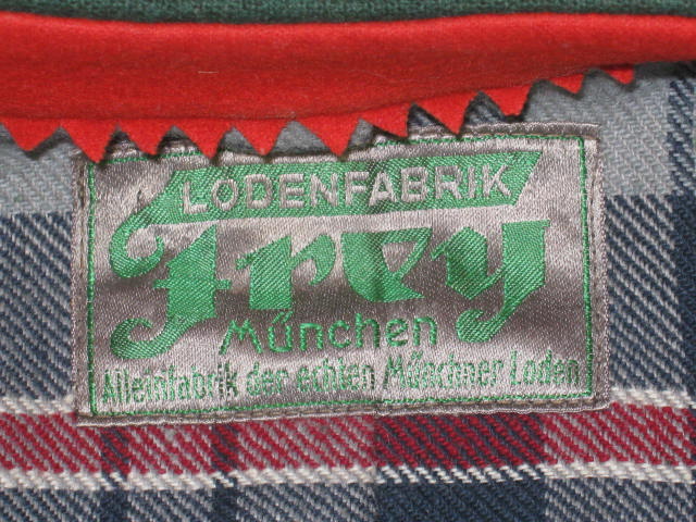 Mens Bavarian Bavaria Loden Oktoberfest Boiled Wool Jacket Blazer German Germany 6