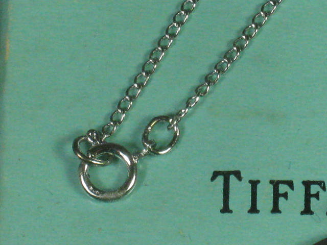 Vtg Tiffany & Co Sterling Silver Round Pendant Necklace Goddess? Never Worn! NR! 3