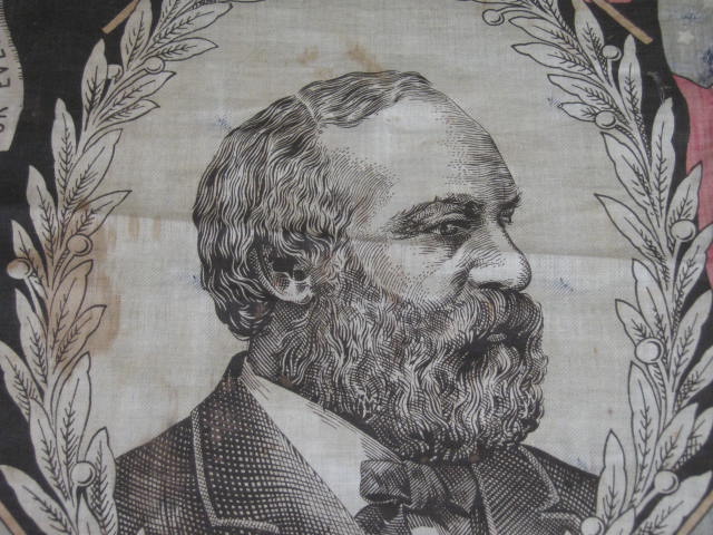 1880 James Garfield Chester Arthur Jugate Campaign Wall Hanging Union Equality + 1