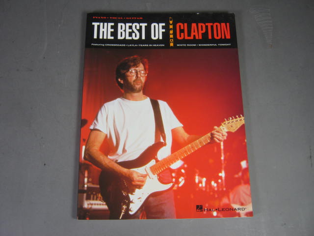7 Sheet Music Guitar Tabs Books Lot Eric Clapton Cream Mr Big RacerX Hal Leonard 1