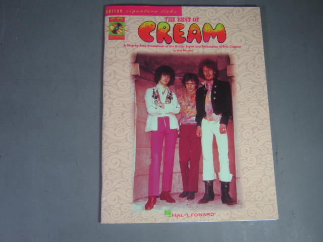 7 Sheet Music Guitar Tabs Books Lot Eric Clapton Cream Mr Big RacerX Hal Leonard 10