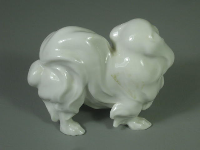 2 Vtg Pekingese Dog Figurines Figure Royal Doulton Bone China Seated +JR Germany 5