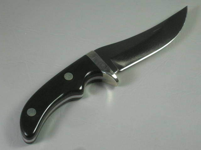 Vermont Custom Hand Made Skinner Skinning Hunting Knife Buffalo & Nickel Handle
