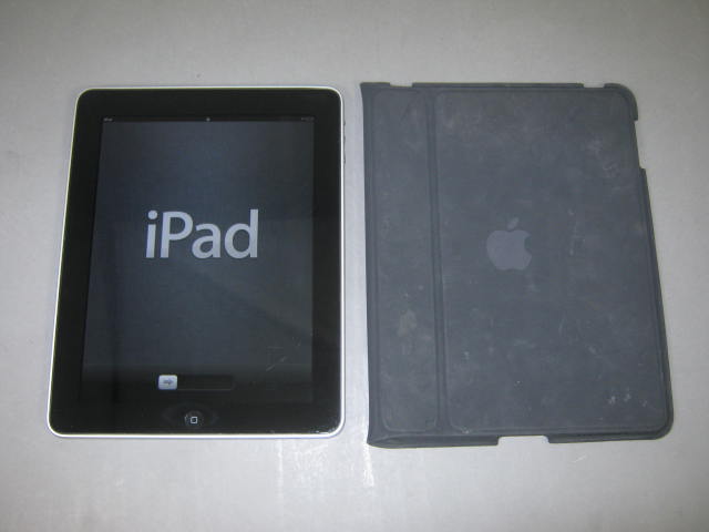 Apple Mac iPad 1st Gen Computer Tablet MB292LL Black 16GB WiFi w/Case Exc Cond 1