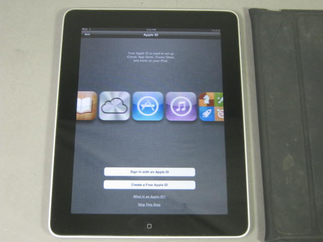 Apple Mac iPad 1st Gen Computer Tablet MB292LL Black 16GB WiFi w/Case Exc Cond 4