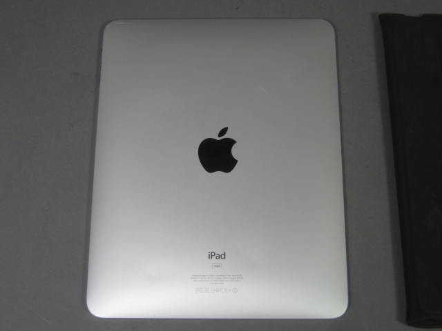 Apple Mac iPad 1st Gen Computer Tablet MB292LL Black 16GB WiFi w/Case Exc Cond 7