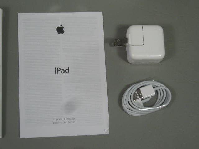 Apple Mac iPad 1st Gen Computer Tablet MB292LL Black 16GB WiFi w/Case Exc Cond 8