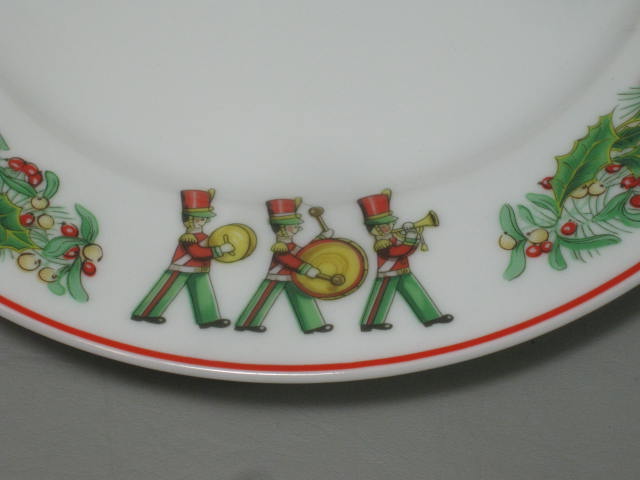 12 Vtg 1987 Vista Alegre Portugal Xmas Magic Fine Porcelain Dinner Plate Set Lot 1