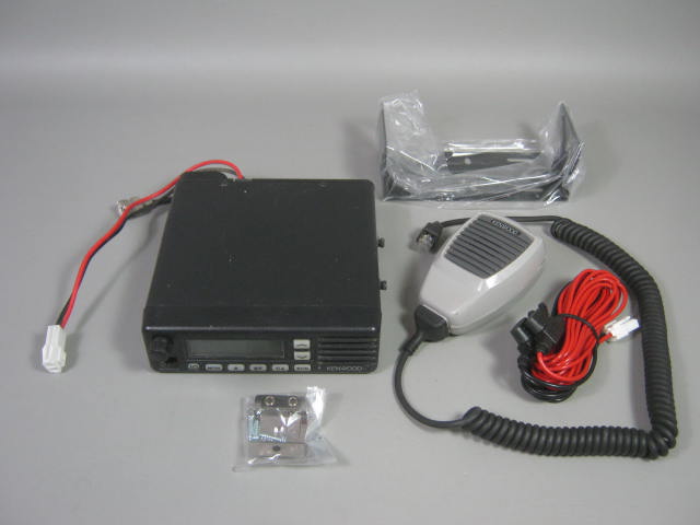 Kenwood TK-6110 Type 2 UHF 2-Way Mobile Radio ALH29351120 W/ Mic Wires Bracket +