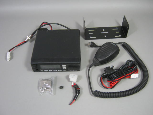 Kenwood TK-6110 Type 2 UHF 2-Way Mobile Radio ALH29351120 W/ Mic Wires Bracket +