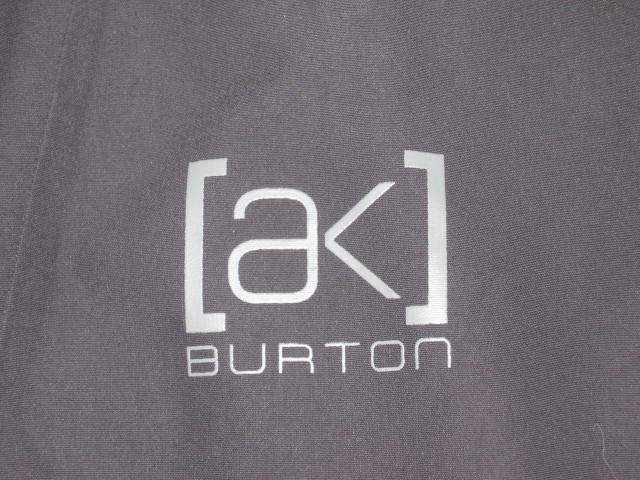 Mens Burton AK 2 L Stagger Goretex Jacket Size Medium True Black Jaquard NR! 1