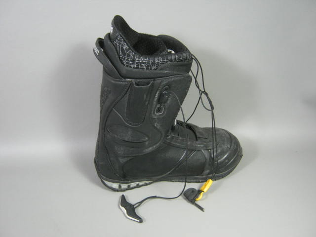 2009 Mens Burton SLX Snowboard Boots Size 10 Black/Carbon W/ Box RESERVE PRICE! 2