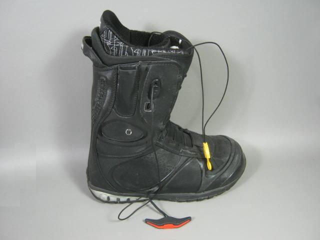 2009 Mens Burton SLX Snowboard Boots Size 10 Black/Carbon W/ Box RESERVE PRICE! 4